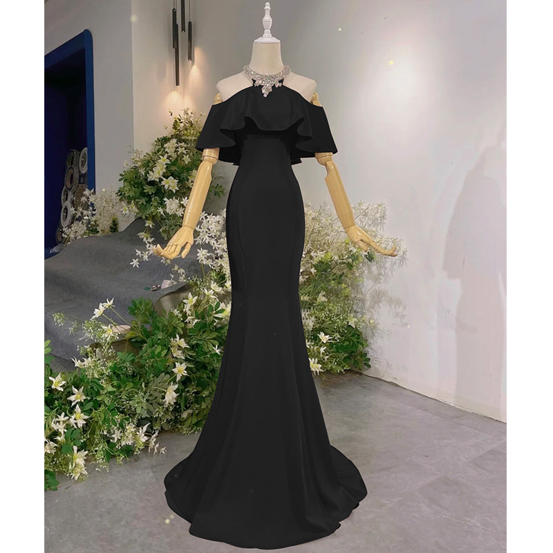 Robe de mariée sirène lie de vin pour femme Toast Clothing