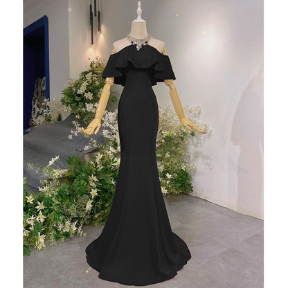 Robe de mariée sirène lie de vin pour femme Toast Clothing