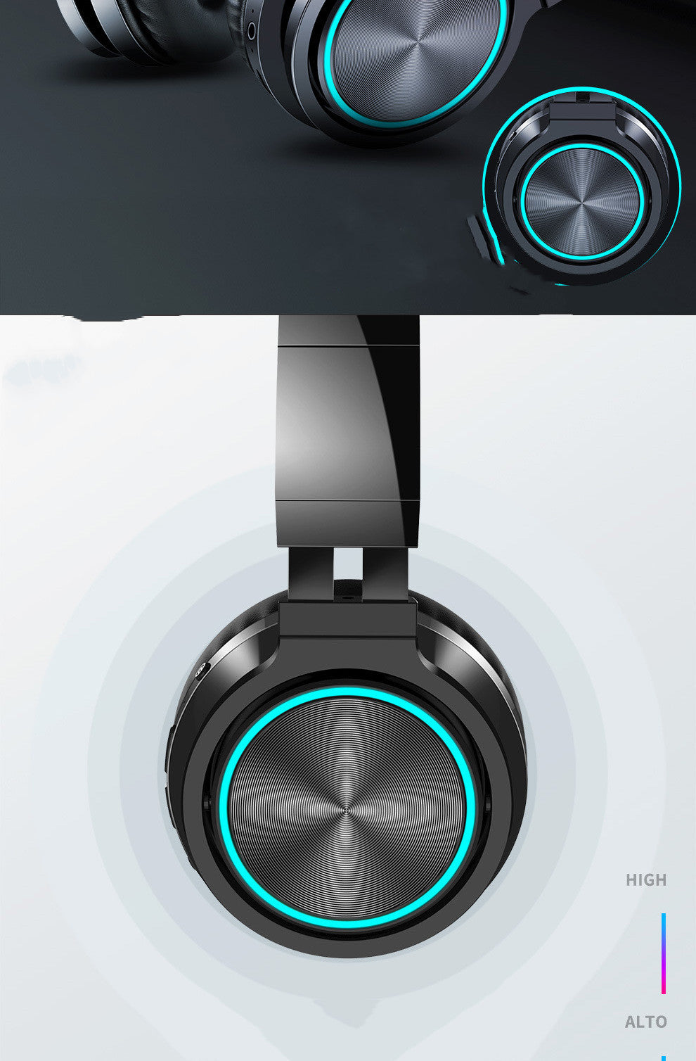 Casque sans fil pliable universel B12