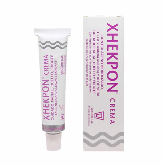 Crema Facial y de Cuello de Colágeno 40ml Alisa Arrugas Reafirmante Antiedad Blanqueadora Cuidado de la Piel