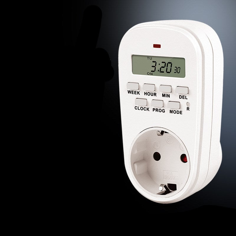 Enchufe programador digital con temporizador