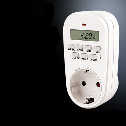 Enchufe programador digital con temporizador