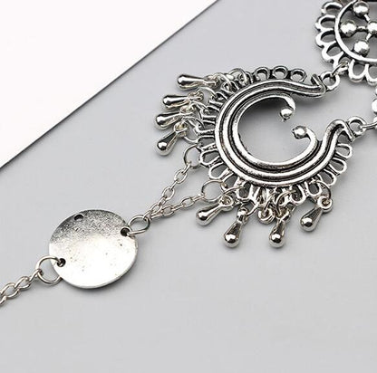 Bohemian Jewelry Antique Silver