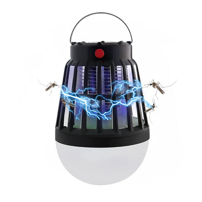 Lampe solaire électrocuteuse