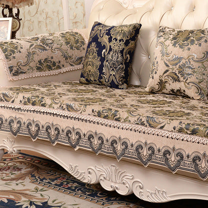 Non-slip high-grade light luxury sofa cushion cover