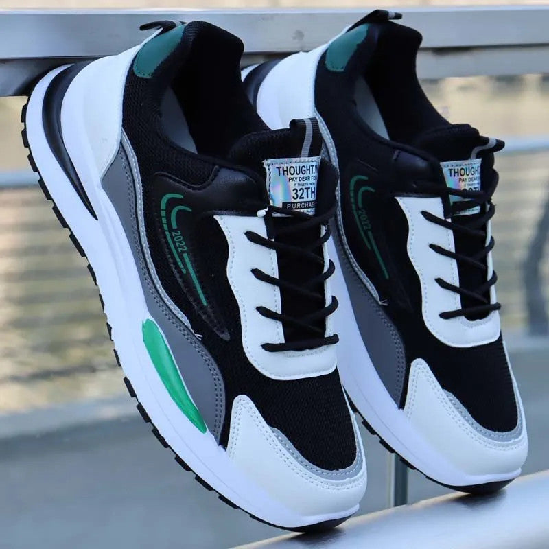 Chaussures d'été respirantes en maille pour hommes : la tendance sneaker qui va avec tout.