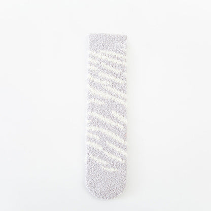 Coral Velvet Warm Sleeping Towel Socks