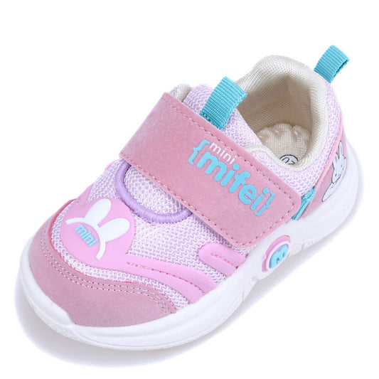 Zapatillas de malla transpirable y calzado infantil, zapatos antideslizantes para bebés, calzado funcional