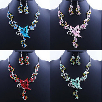 Dielian Flower Necklace Jewelry