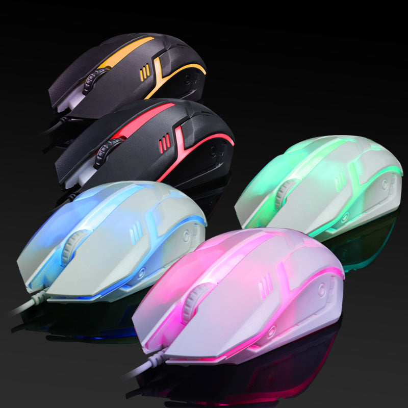 Souris filaire avec rétroéclairage coloré