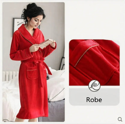 Robe unisexe d'hiver en velours de flanelle île de Bourgogne pour hommes et femmes