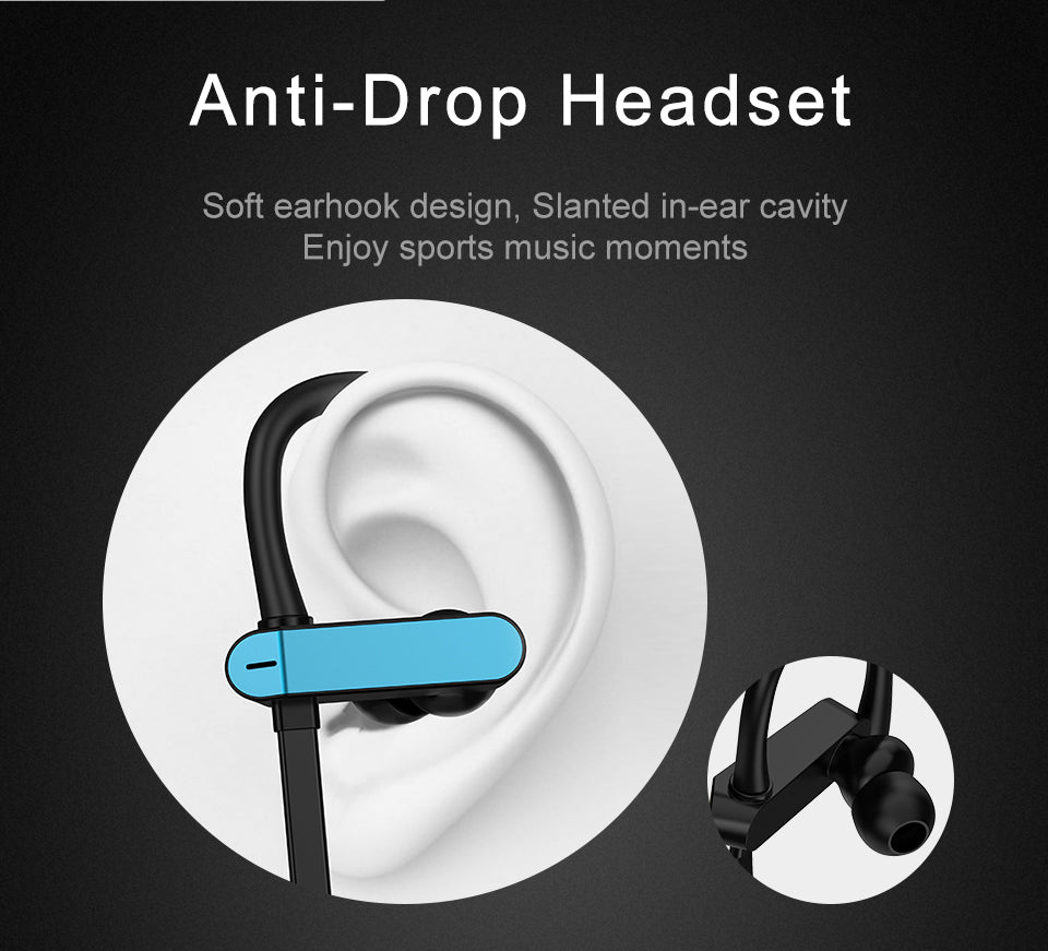 Compatible avec les écouteurs PTM TS27 Sport Running Anti-chute Oreillette Casque stéréo avec micro pour téléphone Xiaomi universel