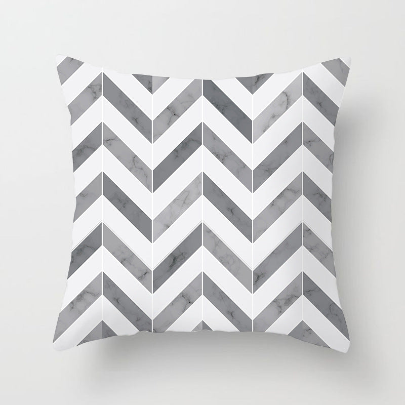 Housse de coussin de canapé abstraite géométrique moderne pour articles ménagers automobiles