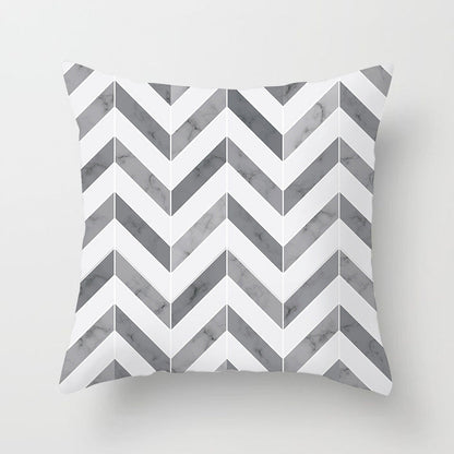 Housse de coussin de canapé abstraite géométrique moderne pour articles ménagers automobiles