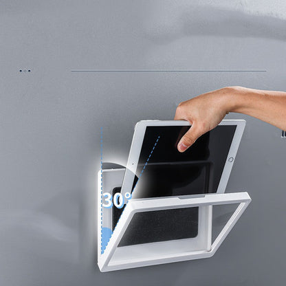 Swivel Waterproof Bathroom Phone & Tablet Holder Shelf