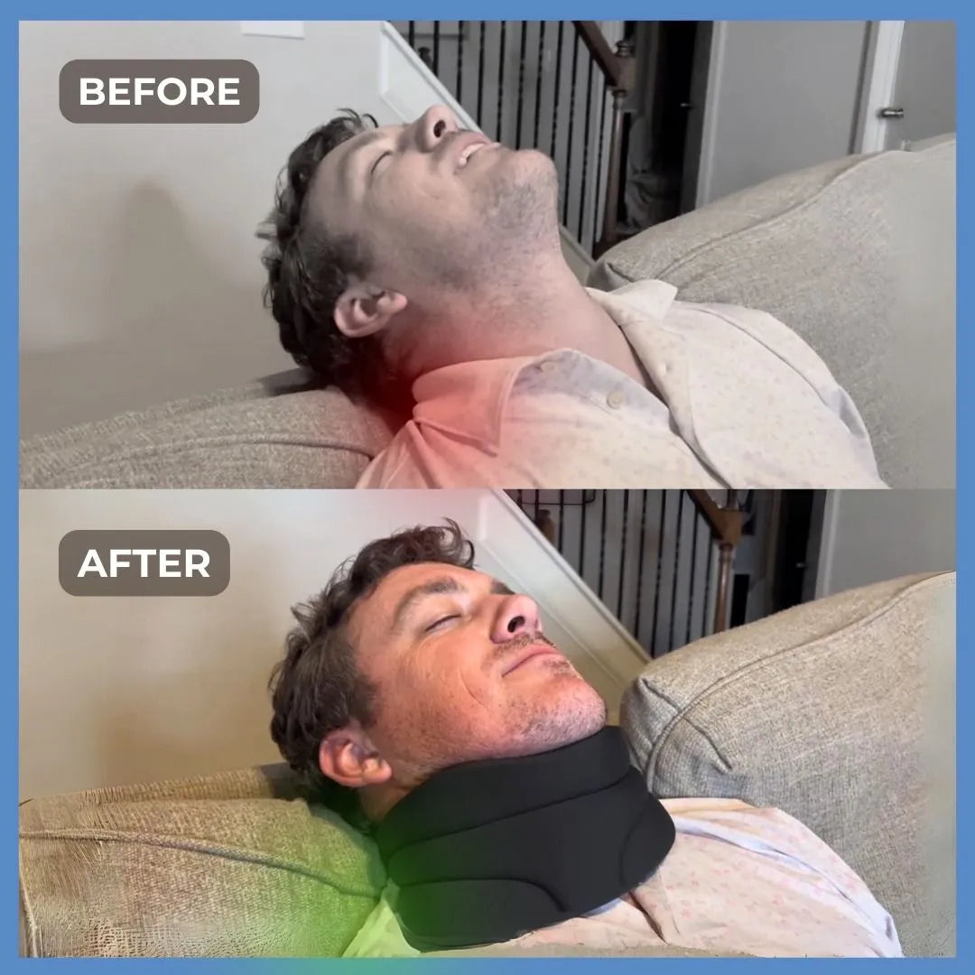 Anti Snoring Neck Pillow Ergonomic Cervical Sleep Support