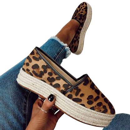 Women Hemp Platform Shoes