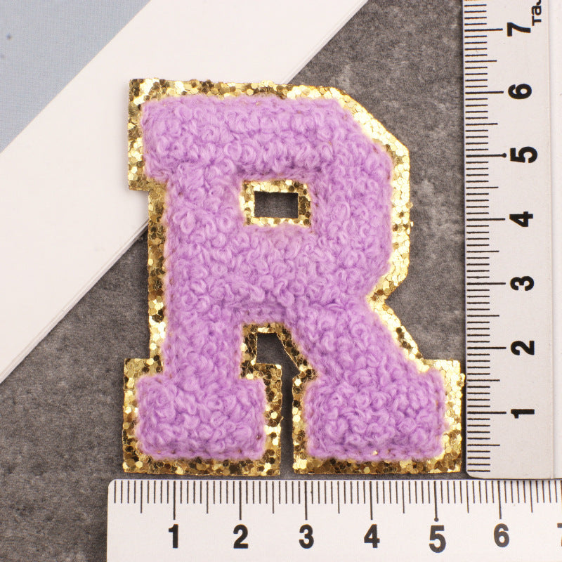 26 Patchs de Vêtements Brodés avec Lettres