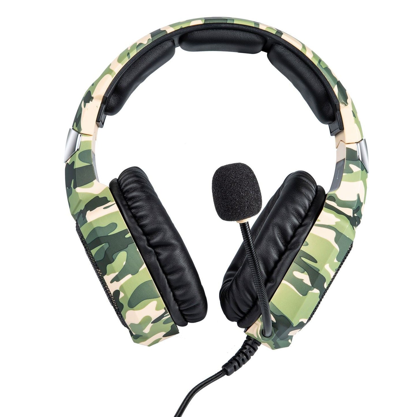 K8 Camouflage Gaming Headphones – 3.5mm Wired Headset for PS4, Xbox, iPhone & iPad