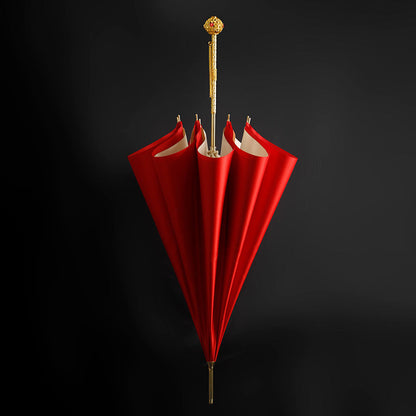 Linglong Ball Solid Color Design Art Craft Umbrella