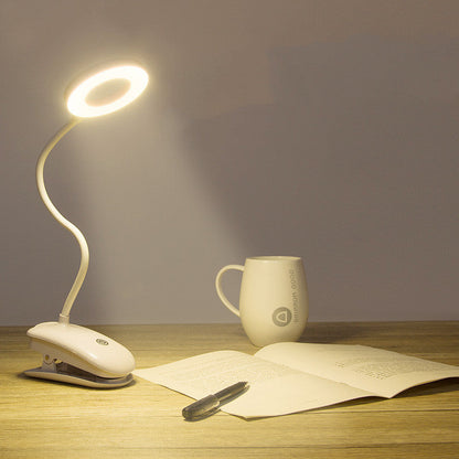 Lampe de bureau rechargeable à pince