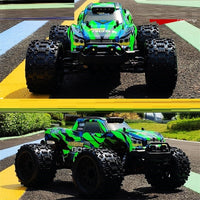 Coche teledirigido todoterreno profesional RC de alta velocidad 4x4 eléctrico sin escobillas para adultos