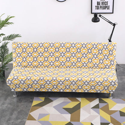 Fully surrounded one-piece sofa cover
