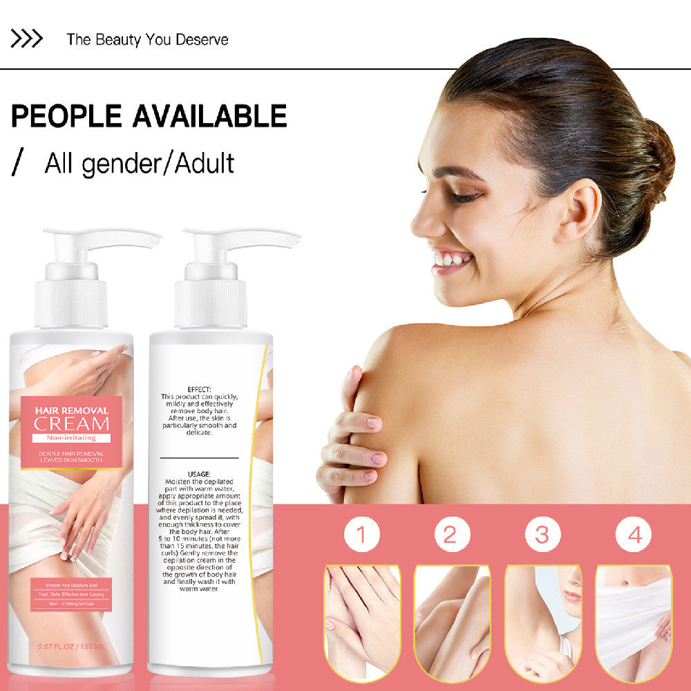 Gentle Body Depilatory Cream – Quick Hair Removal | 150ml