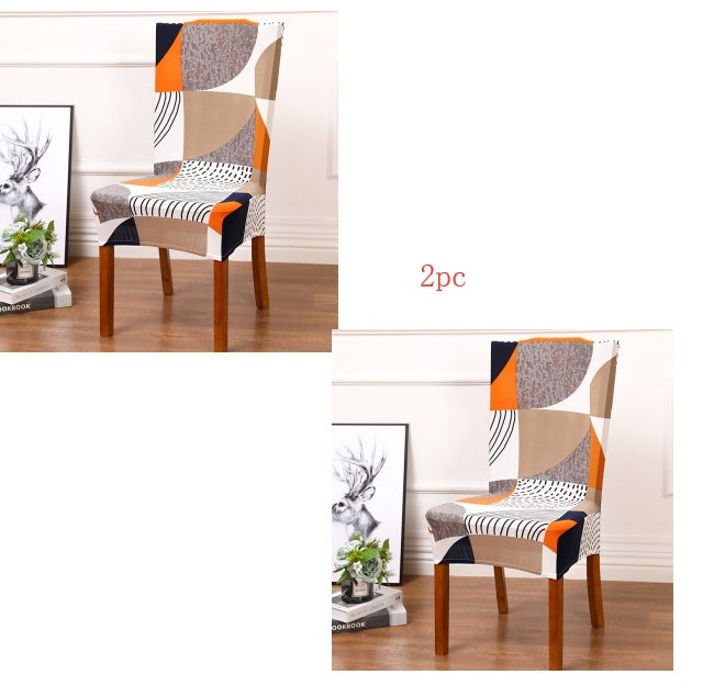 Funda de silla para el hogar, funda de silla de hotel, funda de silla para paquete, funda de silla elástica siamesa, funda de silla de oficina para ordenador