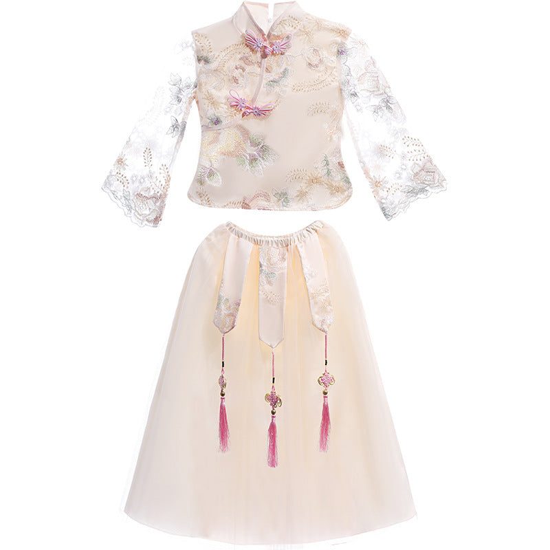 Traje de falda Tang