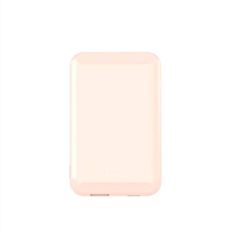 Chargeur de téléphone sans fil à absorption magnétique Source d'alimentation mobile