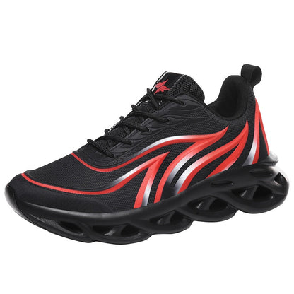 Sports casual running increase white shoes
