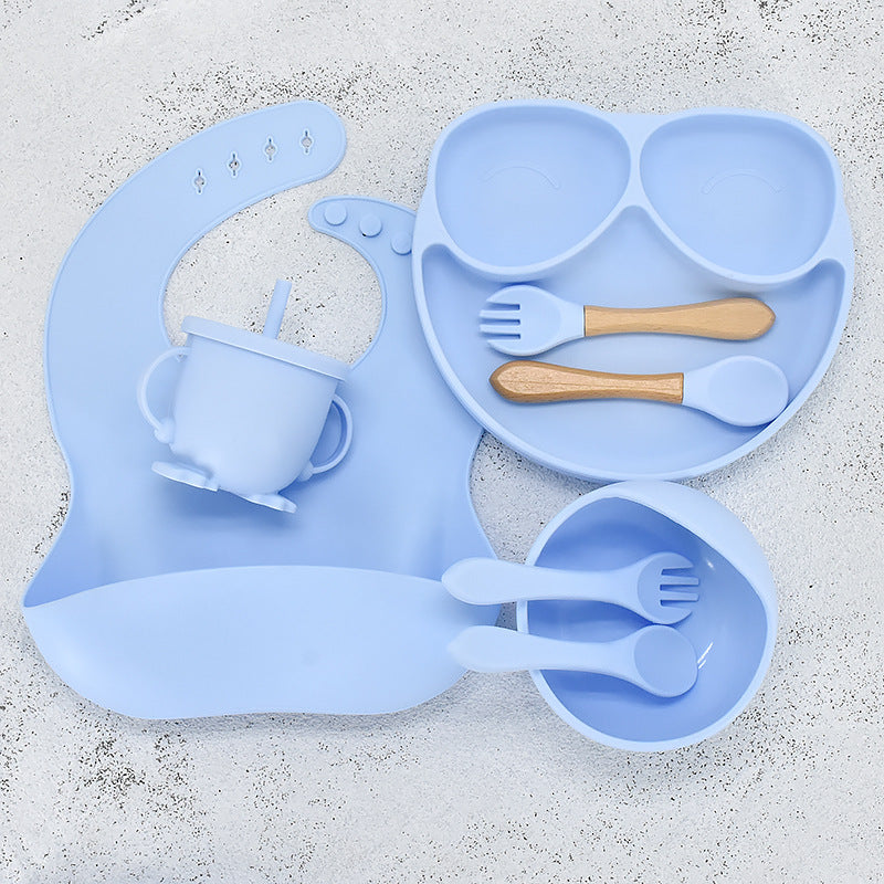 Assiette et bol d'apprentissage 11 pièces pour bébé