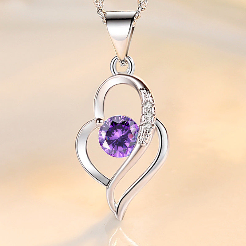 Fabricant de bijoux fantaisie en améthyste : Collier Palmier