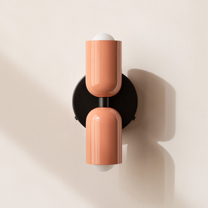 Modern Minimalist Cylinder LED Wall Sconce Iron Indoor Wall Light