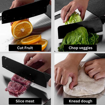 Titanium Cutting Board 100% Medical Grade Metal Kitchen Chopping Board