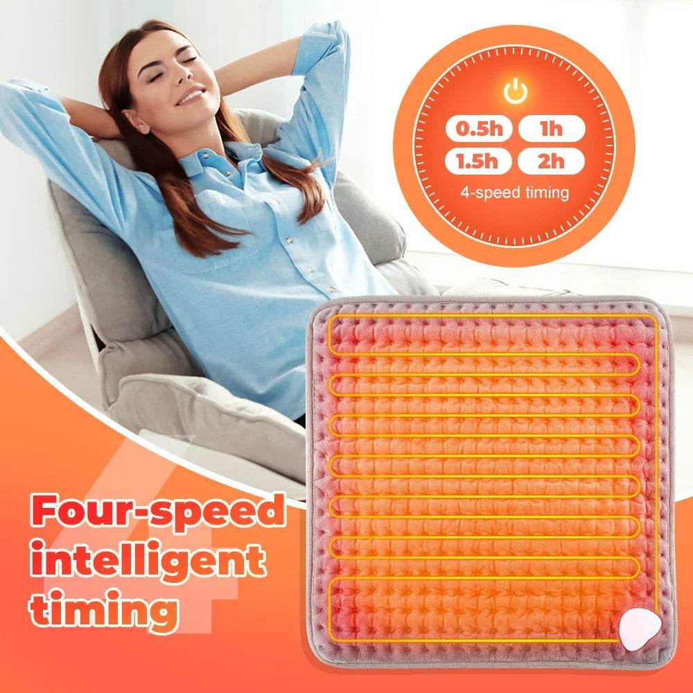 Electric Foot Heating Pad – Washable Heated Foot Warmer with Adjustable Settings