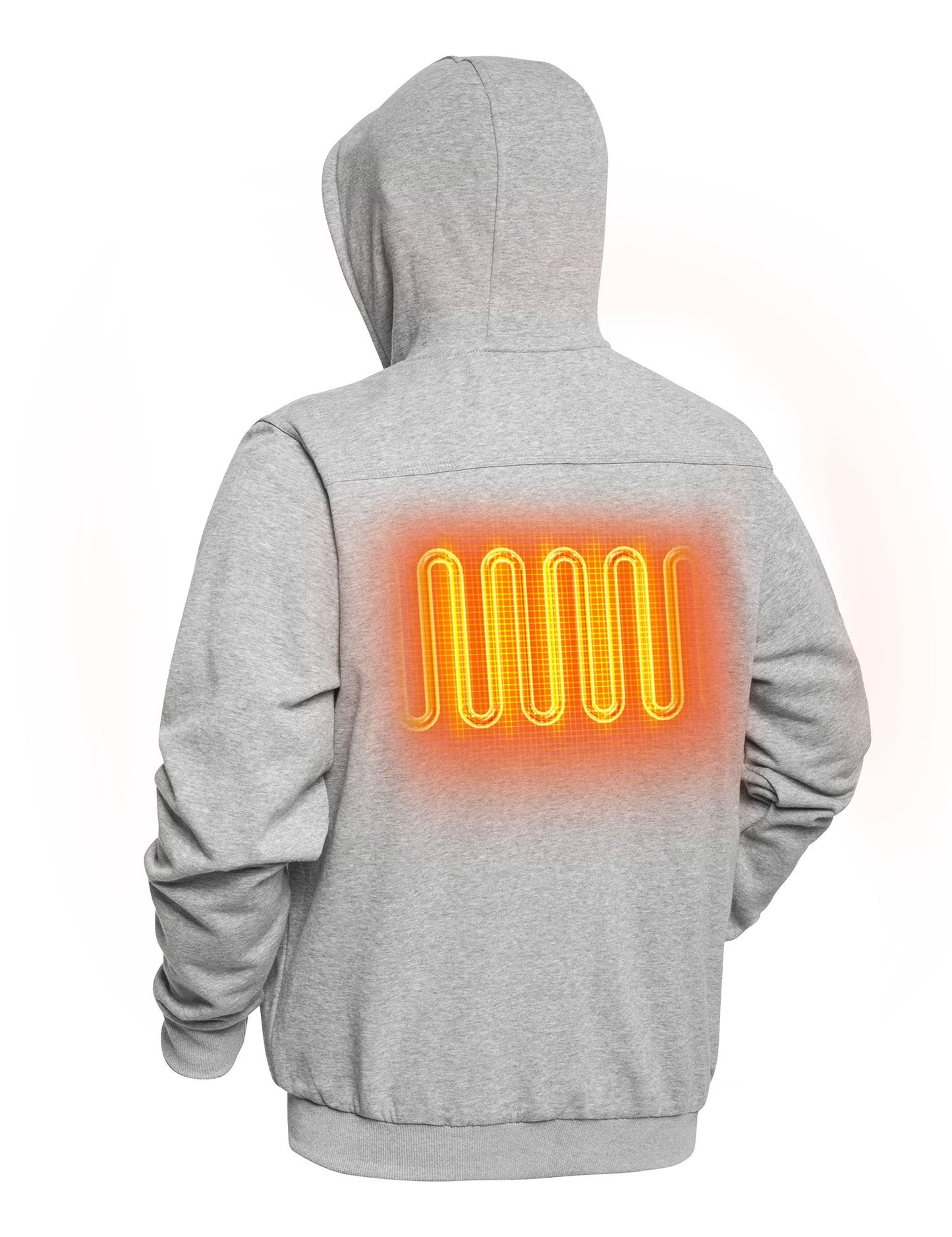ANTARCTICA GEAR Heated Hoodie Sweater for Men with 12V 20000mAh Battery Pack