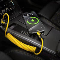 Cable USB de carga rápida de 65W con resorte – Cable duradero de carga veloz (cable USB de 65W)