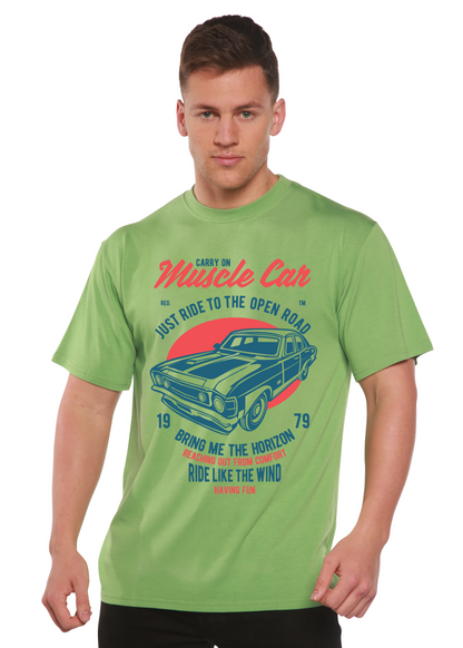 T-shirt à manches courtes Muscle Car Spun Bamboo® en viscose de bambou/coton biologique pour homme