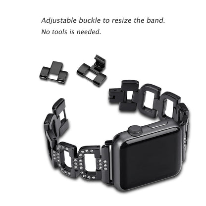 Dressy D-Links Metal Band for Apple Watch 38/40/41mm & 42/44/45mm