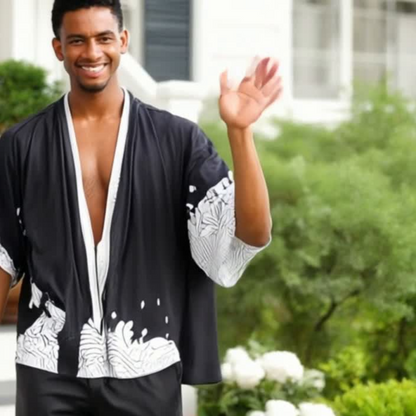 Productos CÁRDIGAN DE VERANO PARA HOMBRE Casual Suelto Algodón Tallas Grandes AUTHENIC para Hombre