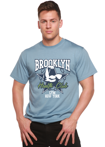 T-shirt graphique à manches courtes en viscose de bambou/coton biologique pour homme Brooklyn Health Club
