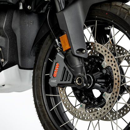 LOBOO Brake Caliper Guard for BMW R1300GS / R1300GS Adventure – CNC Aluminum, Titanium Gray Anodized Finish