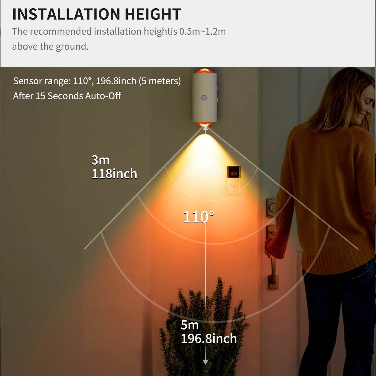 Infrared Sensor Lamp  Color