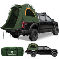 Umbrauto Tienda de campaña para camioneta de 5.5-5.8 pies para 2 personas | Tienda de campaña impermeable PU3000 de montaje rápido en 10 minutos para camionetas pickup