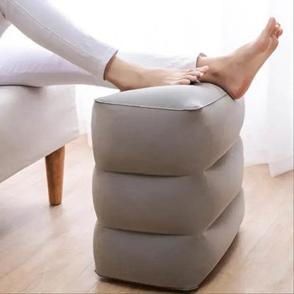 Repose-pieds gonflable pour avion – Confort de voyage pour vols, voitures et bus