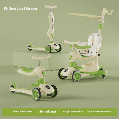 Children's Scooter Multifunctional Music Flash Scooter