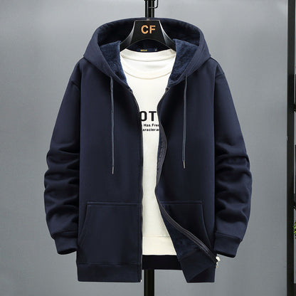 New Fall Men's Trendy Fashion Coat Plus Big Size Loose Style