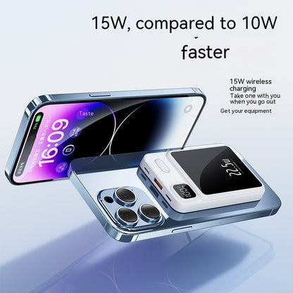 Magnetic Power Bank 20000 MA Large Capacity Fast Charging Mobile Power Gift